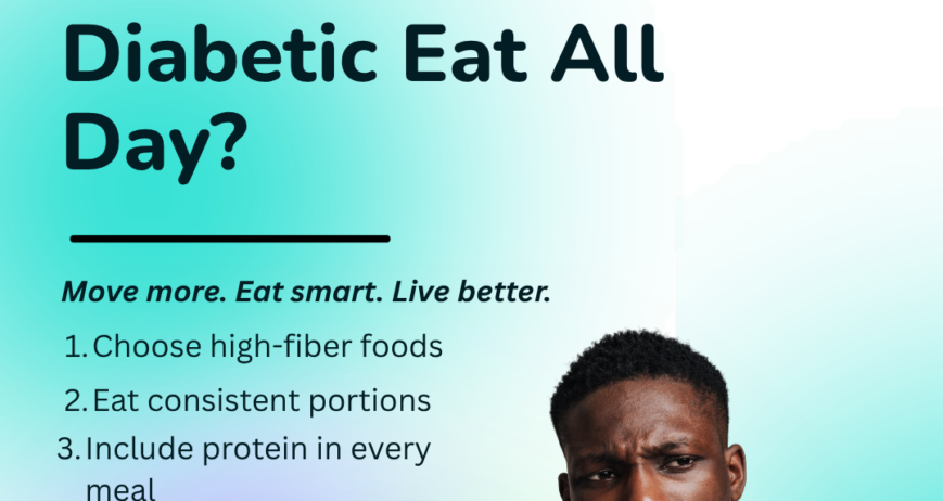 What should a Diabetic eat all day?